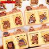Gift Magnetic Bookmark for Students Cute Special Shaped Double Page Clip Cartoon High Looking Capybara Bookmark Kawai Stationery