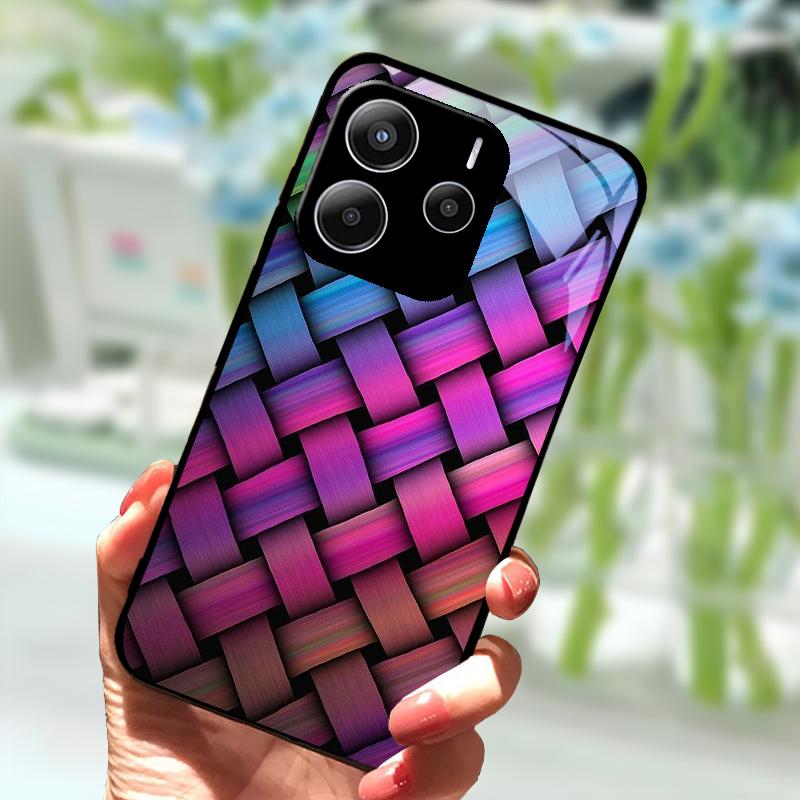 Coque For Redmi Note14 Glass Case 14 Pro 4G 5G New Popular Tempered Glass  Phone Cover For Redmi Note 14 Pro+ 5G Protector Cases