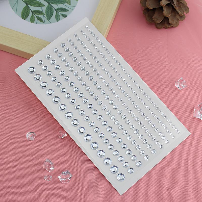 Diamond Crystal Tattoo Sticker Glitter Eyeliner Eyebrow Make Up Face Eyes Diamond Tattoos Rock Rhinestone 3D Eyeliner Stickers