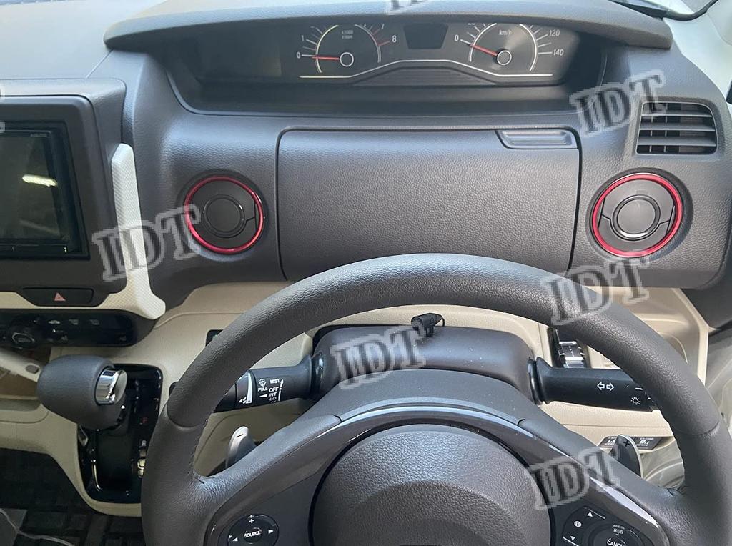 IDT Custom Red Aluminum Air Conditioner Ring with Mini Cloth JF3 JF4 Air Conditioner Cover Interior Panel Front Bezel Air Conditioner Cover Diffuser