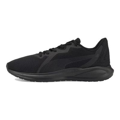 Twitch Runner Slip Resistant Lightweight Fabric Shock Absorbing Breathable Low Top Casual Running Shoes Men Sneaker Black 376289-10