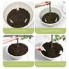 10/20/50Pcs Conical Plant Breathable Watering Device Gasket Soil Aeration Root Garden Plant Bottom Flower Plant