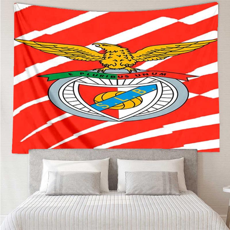 1PC Ben Football Crest Printed Tapestry Room Decoration Wall Hanging for Living Room Bedroom, Dormitory, Birthday and Christmas Gifts