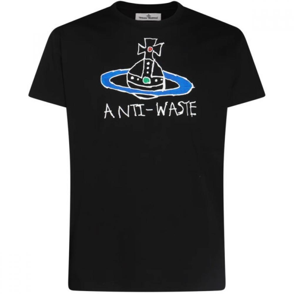 

Vivienne WesTwood 24fw Women Orb PrinT T shirT 3g010021 J001m N401 M