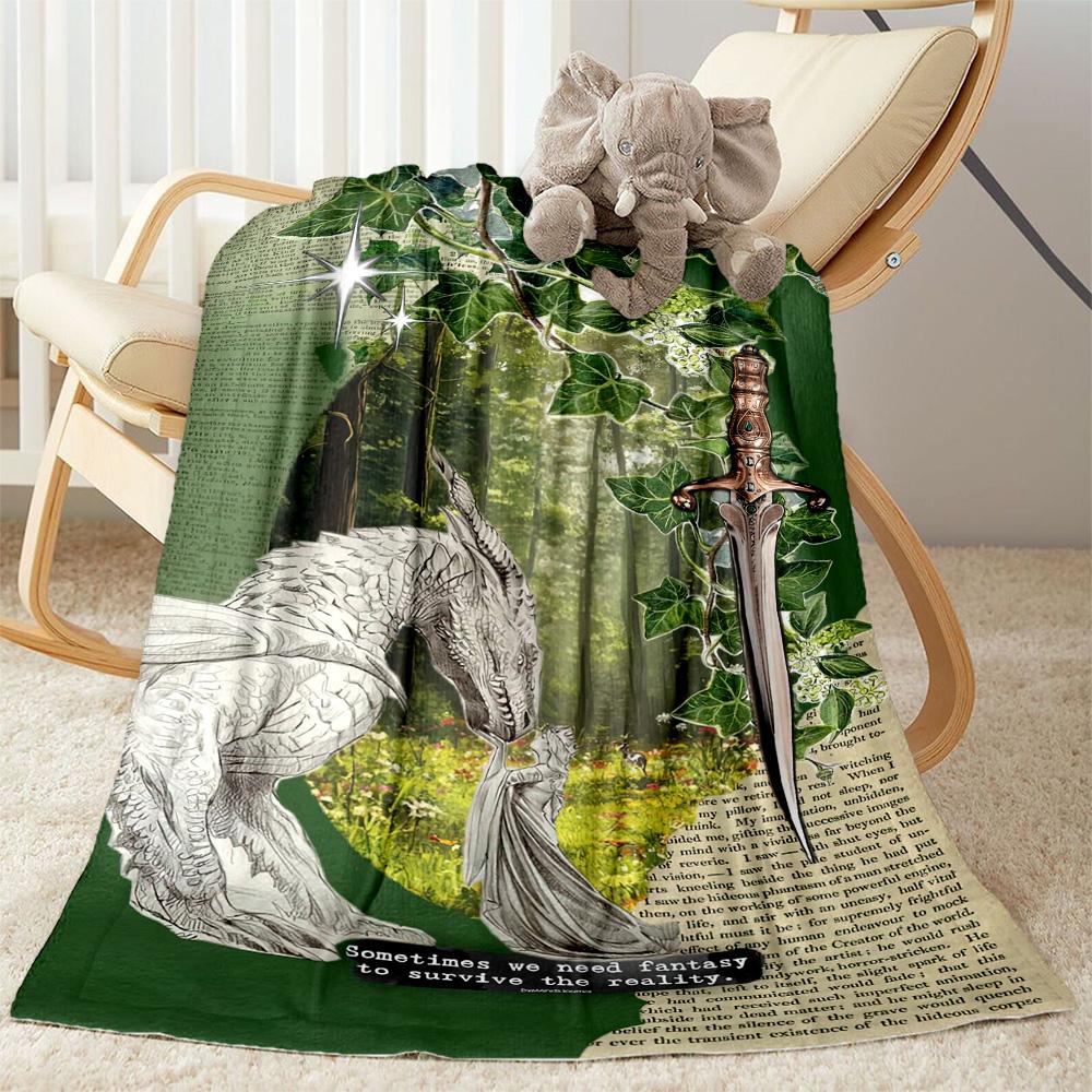 Gothic Style Blanket Durable Comfort Suitable for Picnics Couch Sofa for All Seasons Stylish Decor Gifts For Family Or Friends