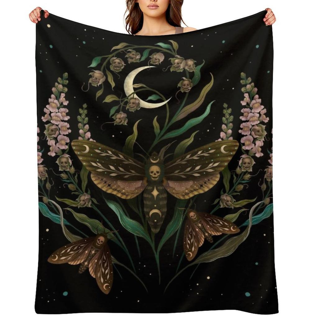 Death's Head Throw Blanket Sofas Luxury Thicken Beach Custom Blankets