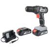 Brüder Mannesmann - Brüder Mannesmann Cordless Drill 2x20 V 1.5 Ah