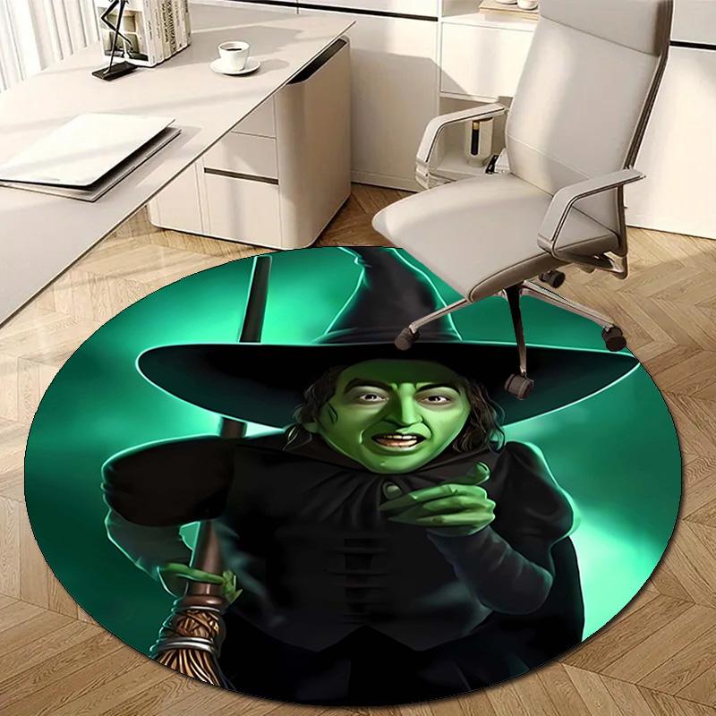 1pc The Wizard of Oz1 Design Printed Area Round Carpet for Bedroom Living Room Home Decor Rugs Mat Non Slip Mat Rug for Bedside