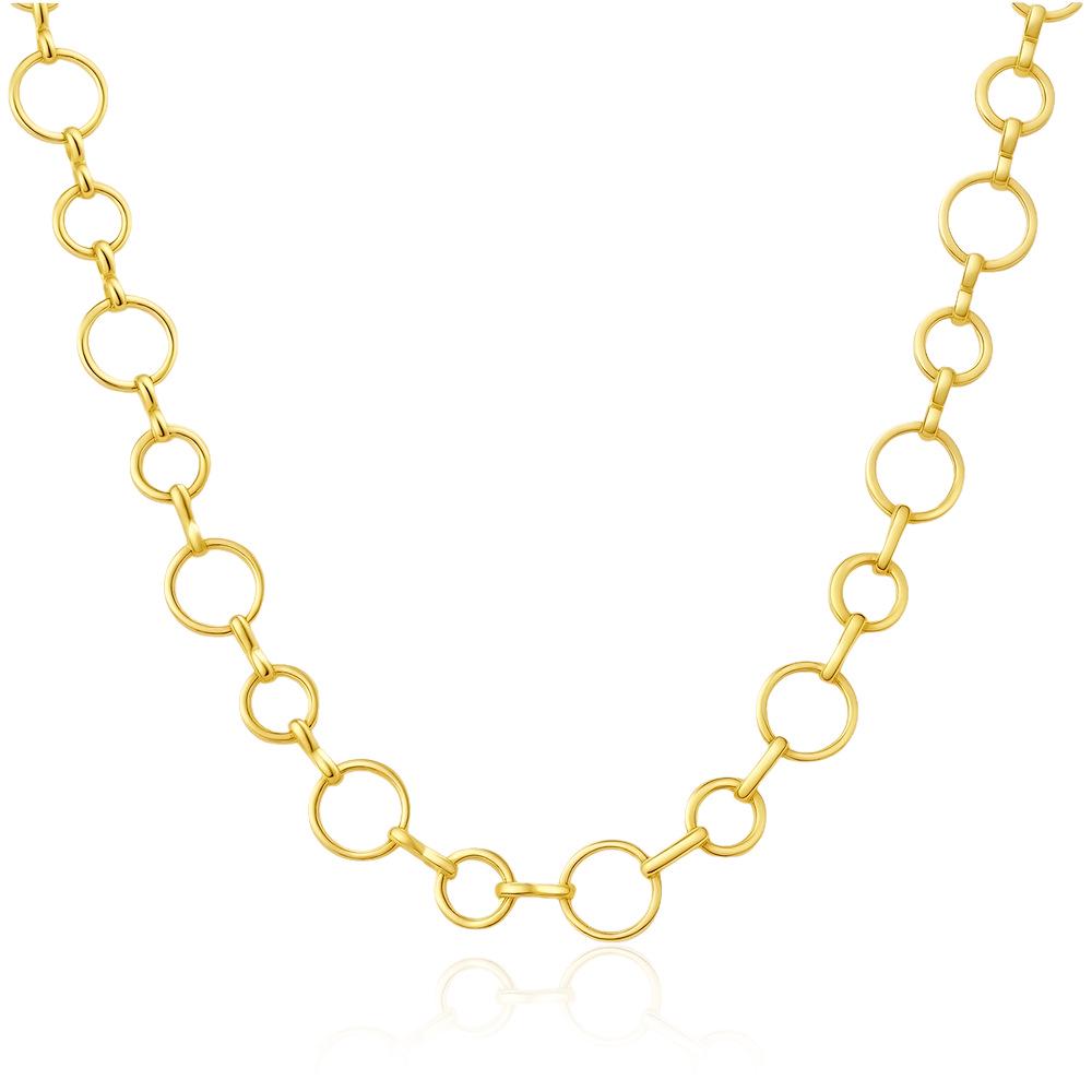 18K Gold Stainless Steel Versatile DIY Layering Necklace Chain