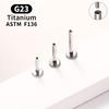 10 Stück G23 Titan Piercing Intern Gewindete Stecker Ohrstecker Stäbchen Basis 16G Für Labret Lippe Ohr Körper Piercing Schmuck Zubehör