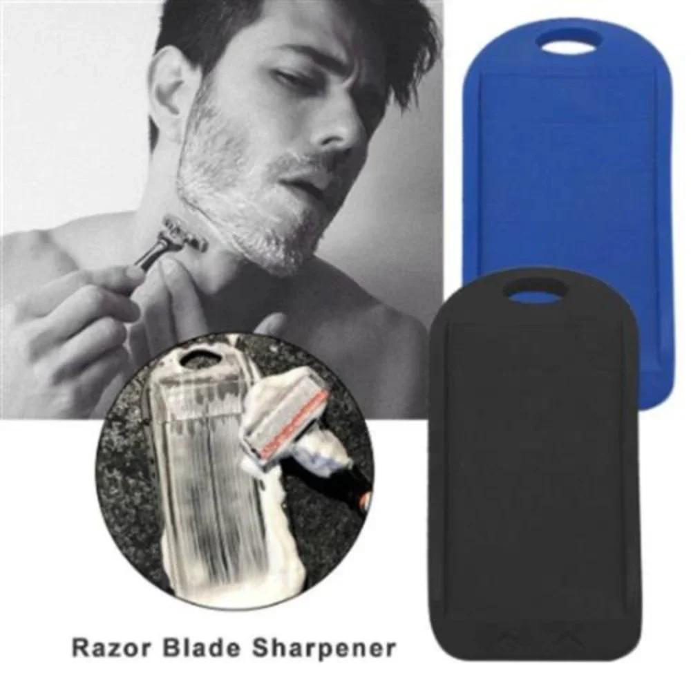 Affilatore per Lame di Rasoio Prolunga la Vita delle Lame di Rasoio Strumenti in Silicone per la Rasatura Pulitore Rasatura Sicura Accessori per la Rasatura Uomo Strumenti