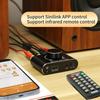 X100H 100W Stereo Amplifier Board 12/24V Speaker Audio Amplifier BT 5.1 AUX USB U-disk Input Amplification Module APP Control