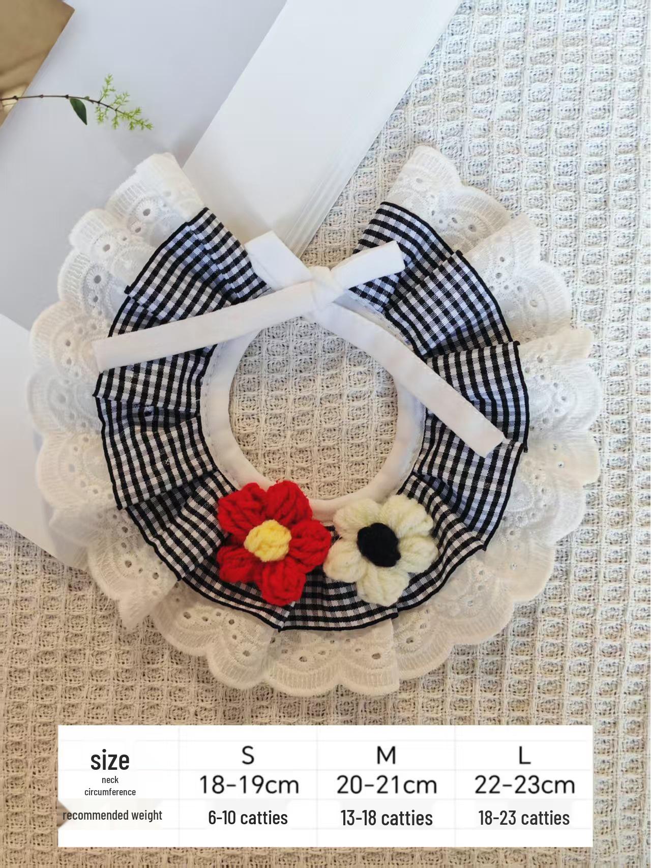 

Хлопковый нагрудник в деревенском стиле для кошек и собак L (8-10.5 kg)