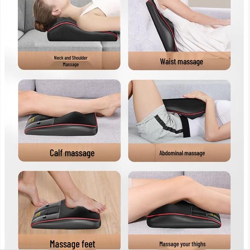 AUX Neck Shoulder Waist Back Massage Cushion CN plug (adapter included)