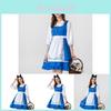 Traditional Blue Alice Maid Costume For Women Perfect For Beer Festival Celebrations