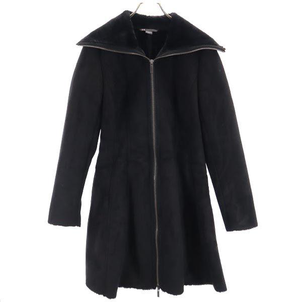 ARMANI EXCHANGE Mouton coat M Brown Women Used