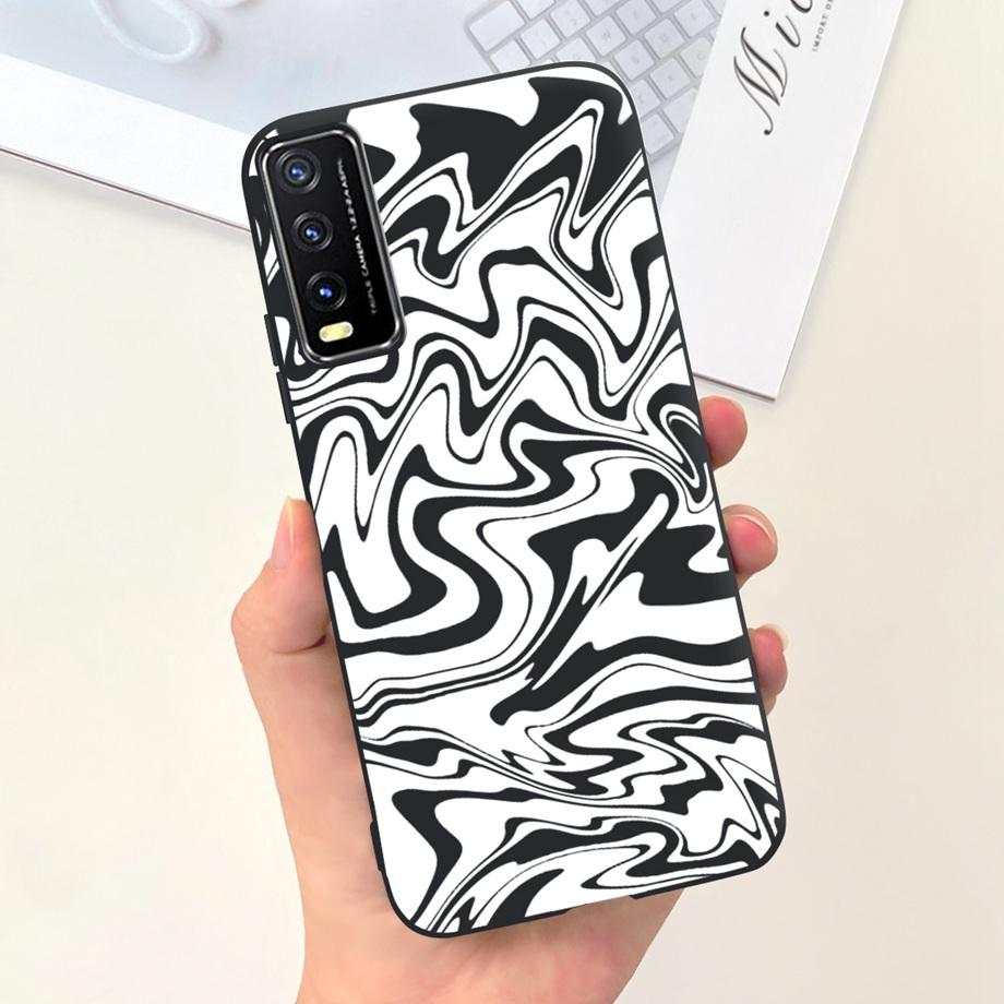 For Vivo V2027 Vivo V2028 Phone Case Space Man Moon Night Cartoon Soft Silicone Bumper Funda For Vivo Y11s Y12s Y20 Y20i Y20s