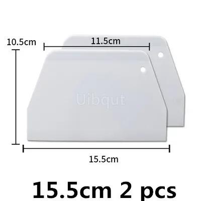 White Board Plastic Pastry Cutter Pizza Dough Scraper Cake Spatulas Tools Fondant Sugarcraft Trapezoid Bread Baker Butter Knife