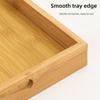 With Handle Food Storage Trays Rectangular Serving Tray Decorate Tray Dessert Pallet  Coffee Table