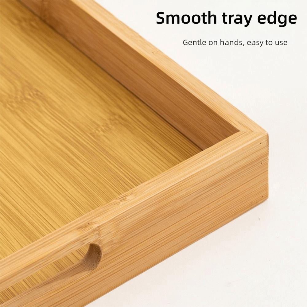 With Handle Food Storage Trays Rectangular Serving Tray Decorate Tray Dessert Pallet  Coffee Table