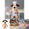 Soft Wallace And Gromit Pilot Chef Stuffed Plush Doll For Room Decoration