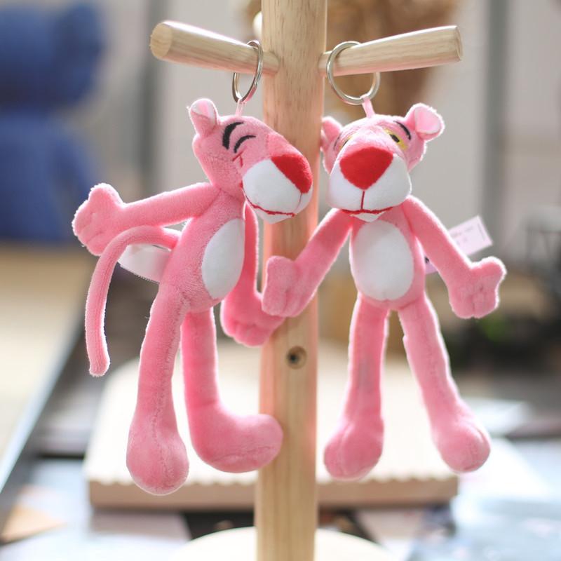 Charming Pink Plush Pendant Adorable Bag Decoration Soft Keychain