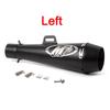 Left and Right Side 51mm Motorcycle Exhaust M4 Muffler Pipe For Yamaha Honda R1 R6 R3 R25 MT07 MT09 Z750 Z800 Z900 Z1000