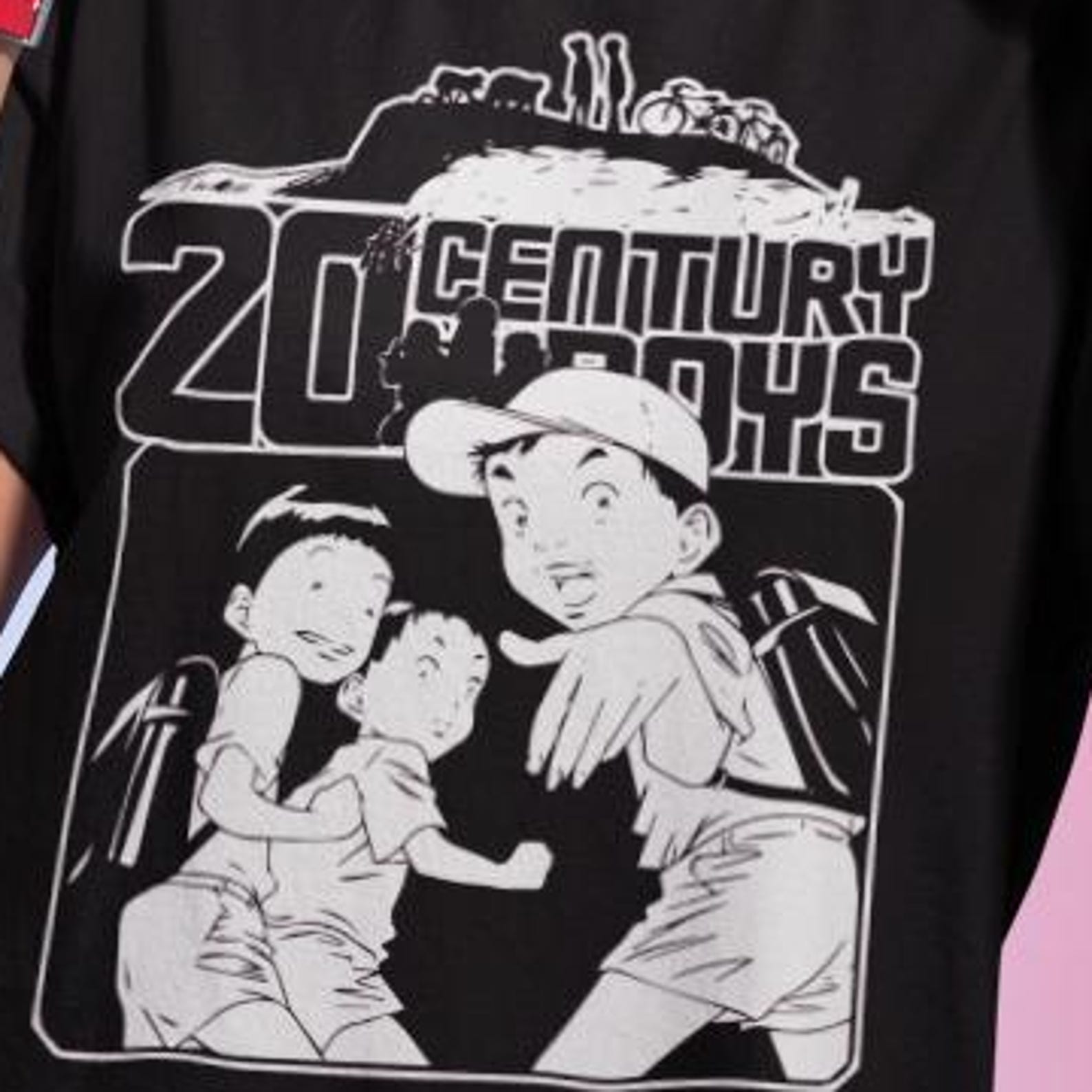 Naoki Urasawa s 20th century T-shirt boys Anime Unisex Shirt Soft20th Century Boys Unisex Tee, Manga Anime Retro Vintage T-Shirt, Shonen 3XL