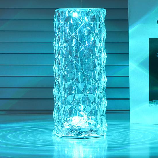 RGB прикроватная лампа с дистанционным управлением, регулируемая яркость, USB-зарядка, 16 цветов, таблица