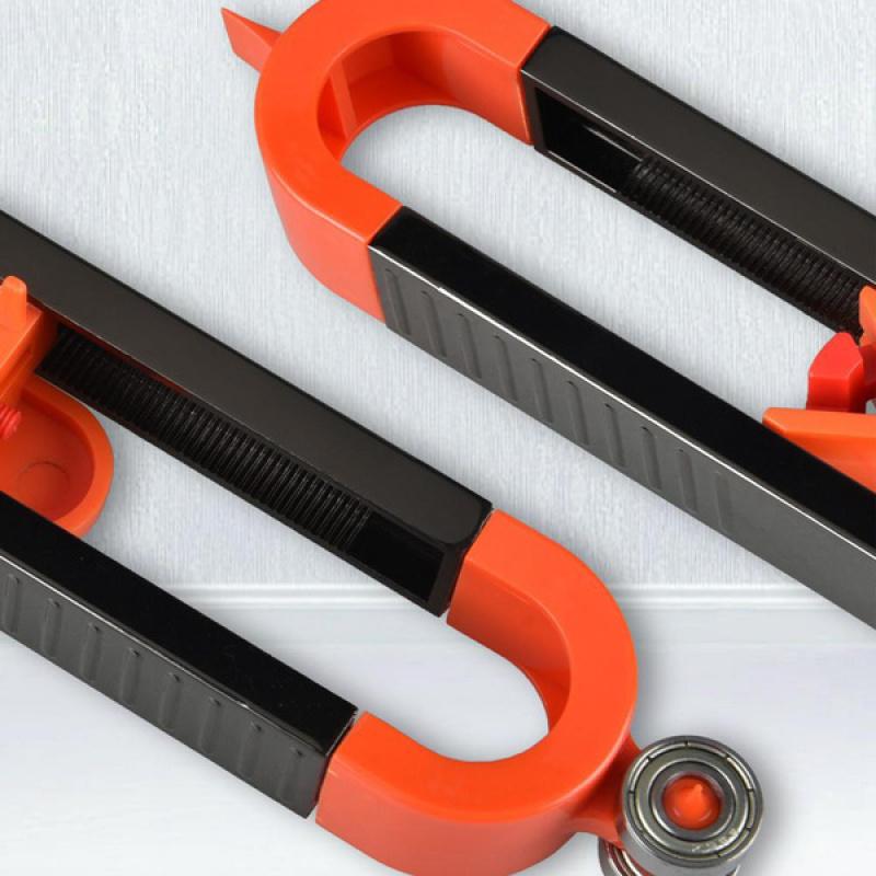 Anreißlineal für die Holzbearbeitung, Konturenlehre mit Verriegelung – Präzises Anreißwerkzeug, Kanten- und Eckmesswerkzeug für die Holzbearbeitung, Profil-Duplikatorwerkzeug