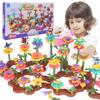New Grow Their Imagination With Stem Educational Flower Garden Building Toy - Perfect Gift For 3-7 Year Old Boys & Girls!