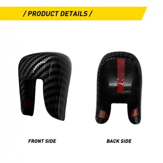 Carbon Fiber Style Gear Shift Knob Cover For Honda Accord 2018- Civic