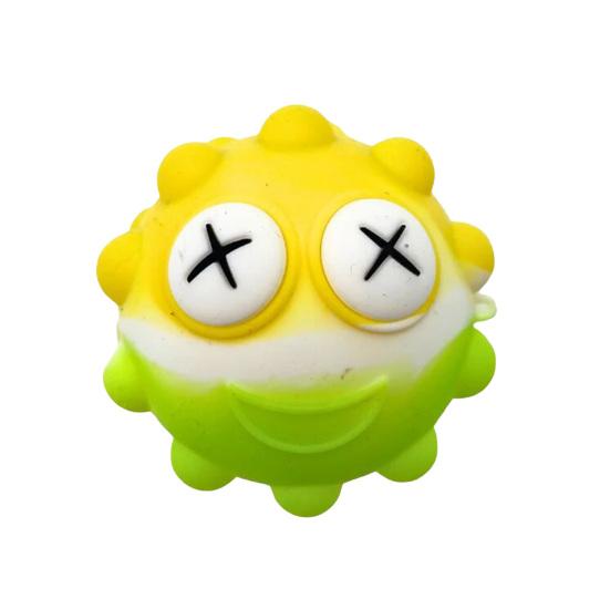 Popping Eye Expression Ball Toy Stress Relief Push Bubble Ball Squeeze Toy Decompression Stress Ball Fidget Toy