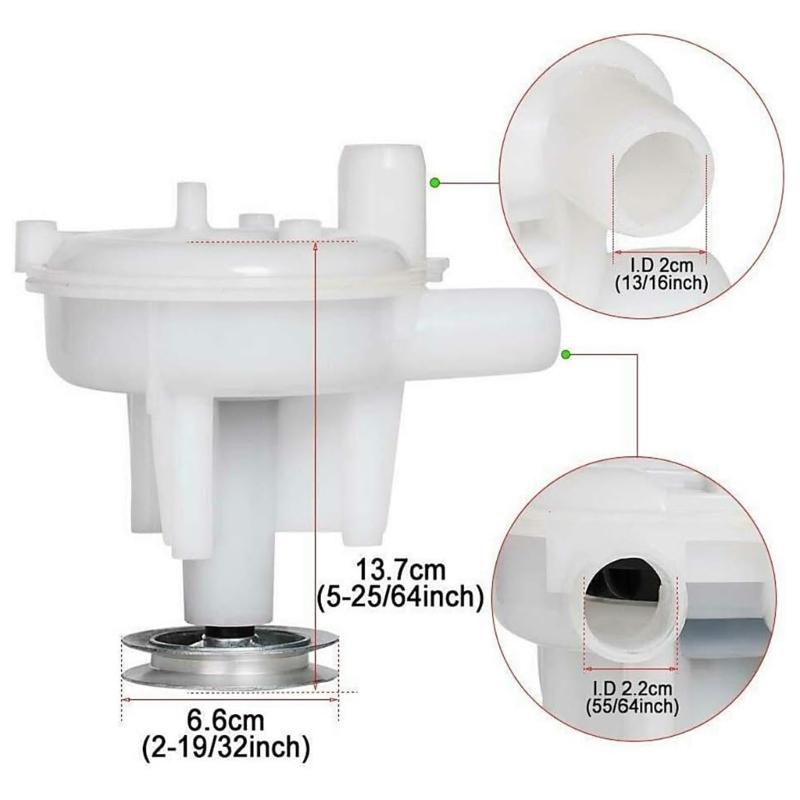 Drain Pumps Assembly Washing Machine Part for Front Load Washer Providing High Efficiency Flows and User Convenience