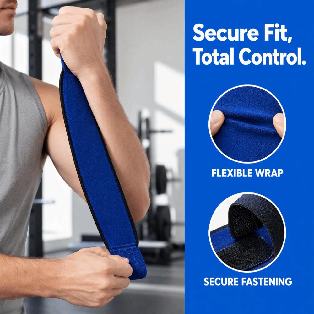2PCS SBR Neoprene Compression Wrist Wrap Breathable Athletic Wrist Support  Tennis Training