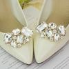 1Pair Lady Flower Shoe Buckle Strass Crystal Decorations Clips Shoe Charms Accessories