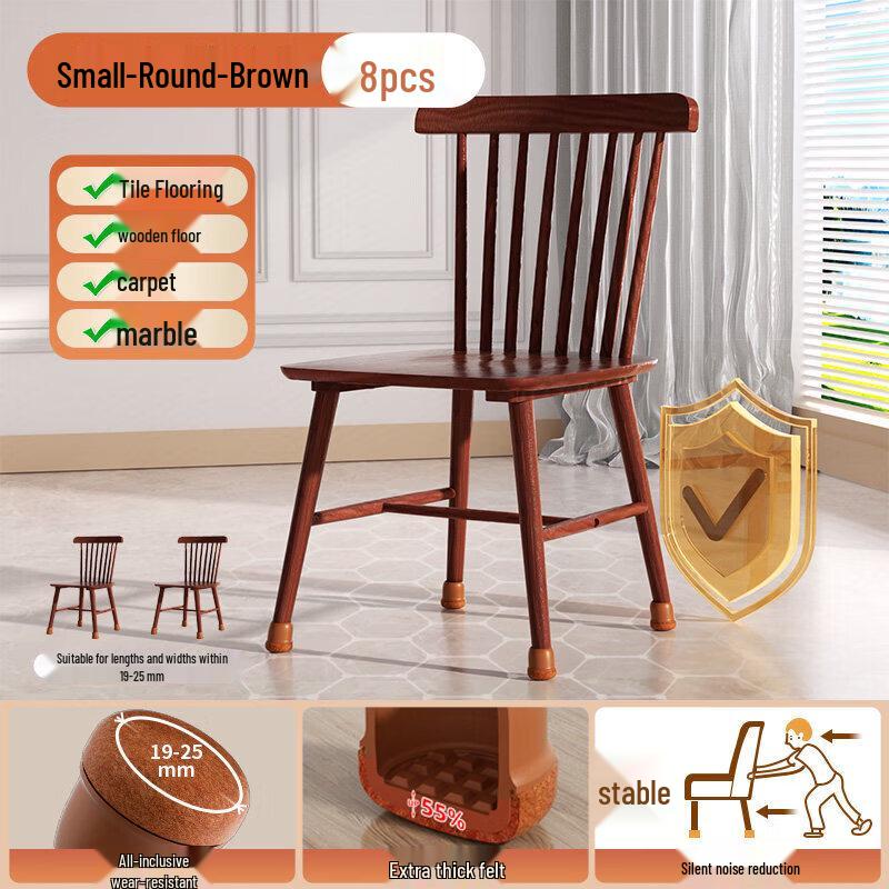 LIEI Universal Metal Chair Leg Protectors