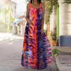 Women's Slip Dress Maxi Long Dress Tropical Beast Pattern Print Stitching Print Dress Spring & Summer Leisure Vacation