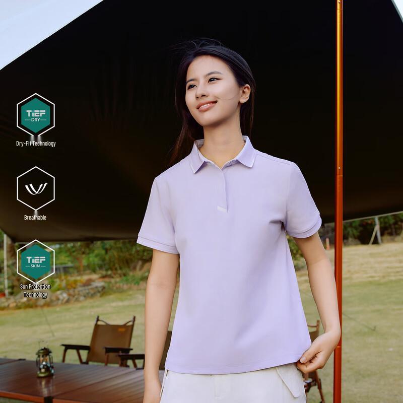 TOREAD Women s Outdoor Casual Polo T-Shirt L