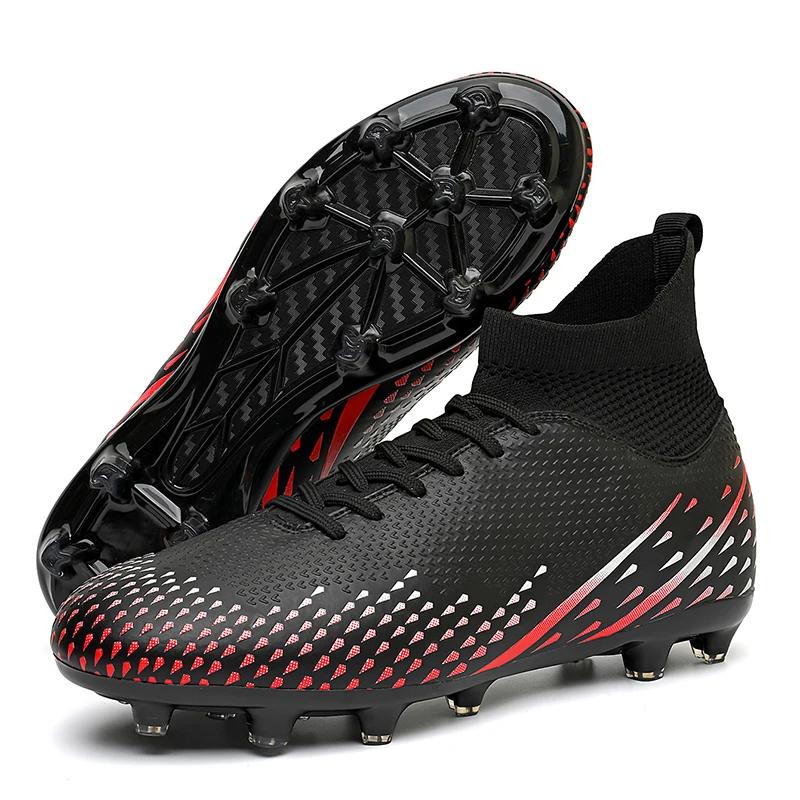 

New Men Football Boots Ultralight Non-Slip Non Slip Fg Turf Futsal Sport Indoor Soccer Shoes Comfortable Grass Adult Cleats 35