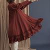 Gothic Lolita Dress Japanese Soft Sister Black Dresses Cotton Women Cute Princess Dress Girl Halloween Costume