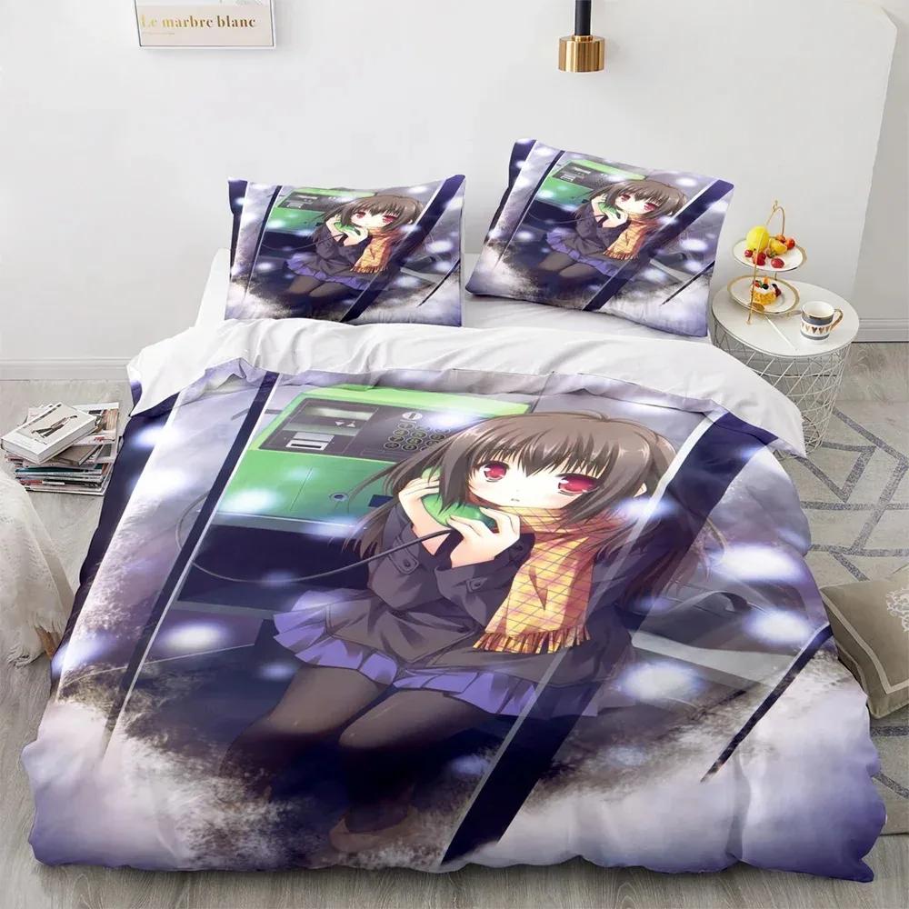 Anime Kawaii Sexy Girl Bequeme Bettdecke Bettbezug Kissenbezug Bettwäscheset Kinder Schlafzimmer Dekoration Heimtextil