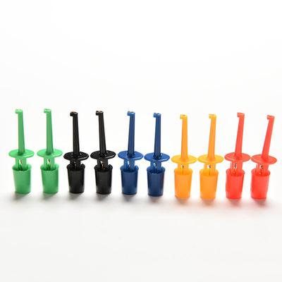 Multi-Color 10 Pcs Mini Test Hook Clip Test Probe Testing Smd Grabber