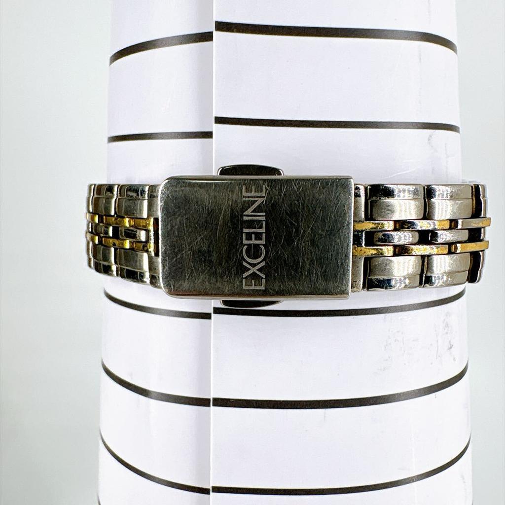 SEIKO Battery Exceline Titanium Quartz Sapphire Glass New Replaced/Women's Watch, Two-Tone Color, Hypoallergenic
