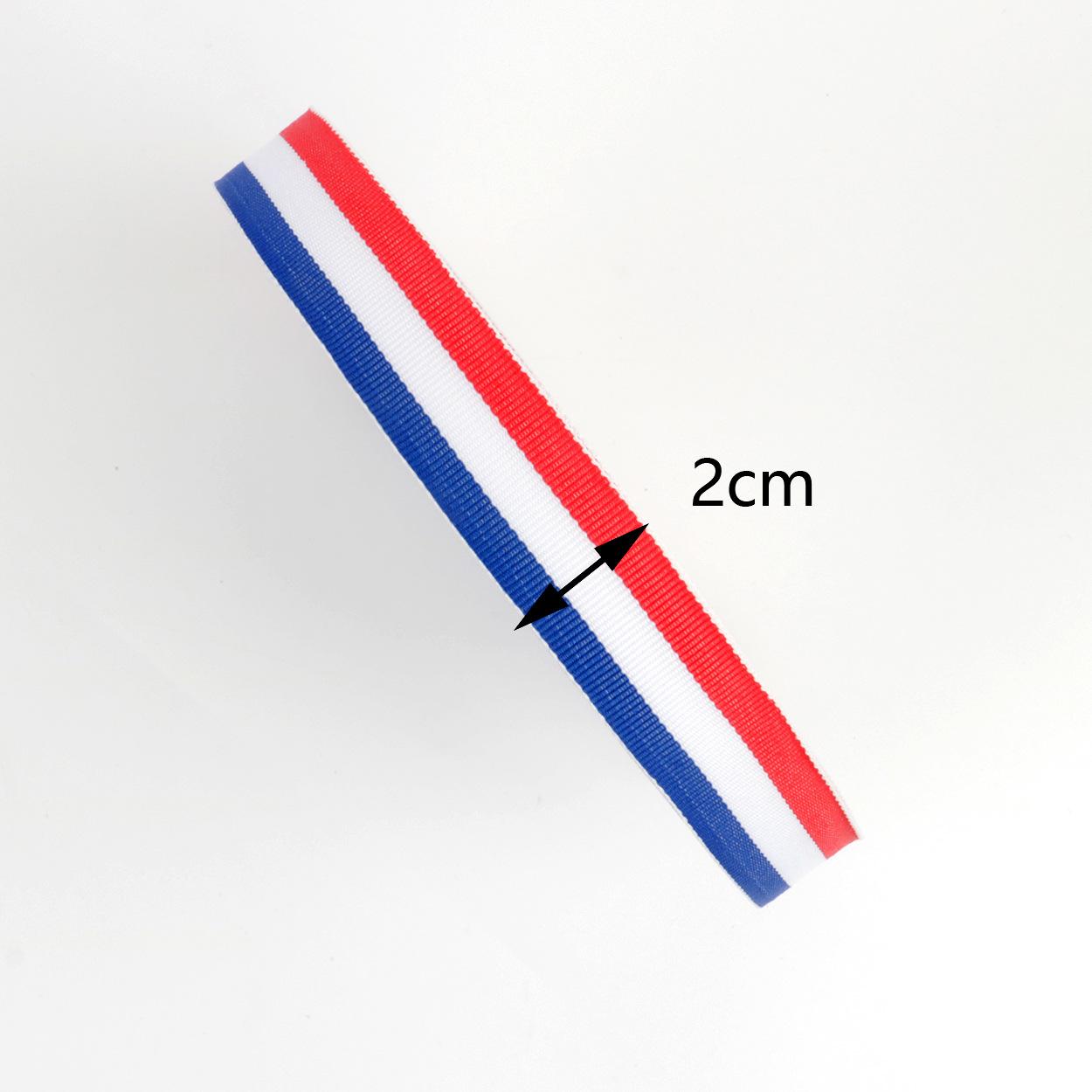 

Червона, Біла та Синя Кольорова Стрічка Зроби Сам Червона, Біла та Сапфірово-Синя Триколірна Кольорова Бутонна Тасьма Темно-Синя Тасьма Ручна Робота 2.0cm