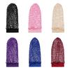 Wide-Brim Sleep Cap Night Headwear Women's Hair Cover Comfortable Knitted Hair Net  Sleep