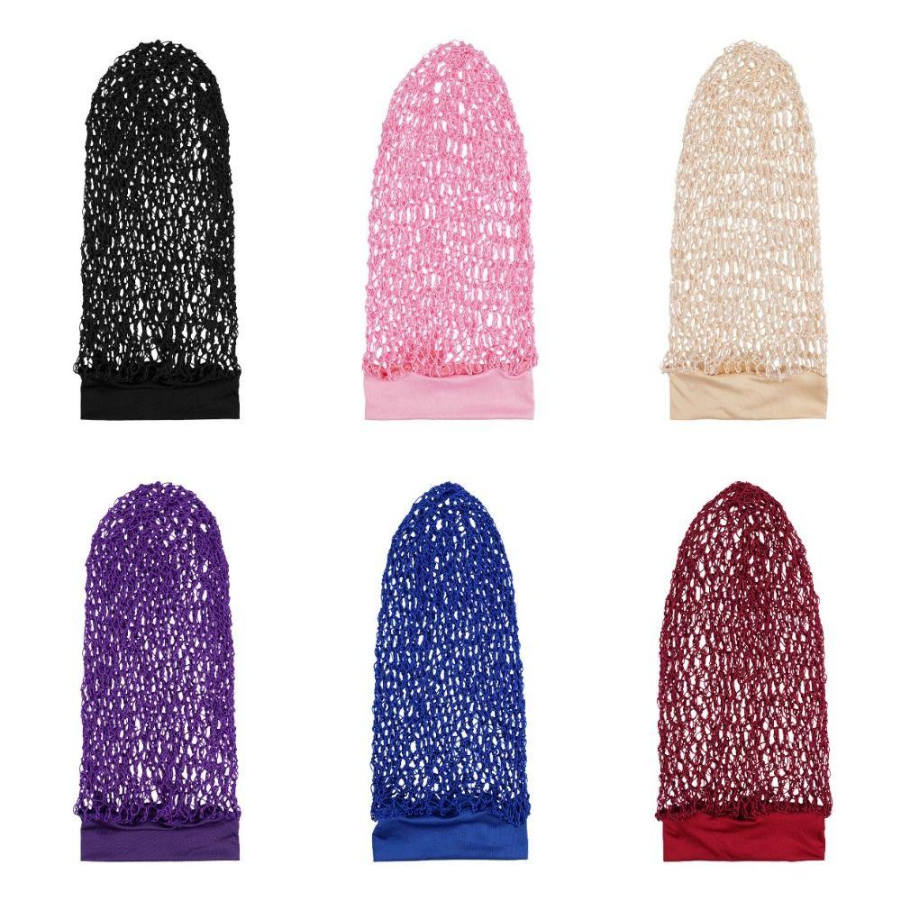 Wide-Brim Sleep Cap Night Headwear Women's Hair Cover Comfortable Knitted Hair Net  Sleep