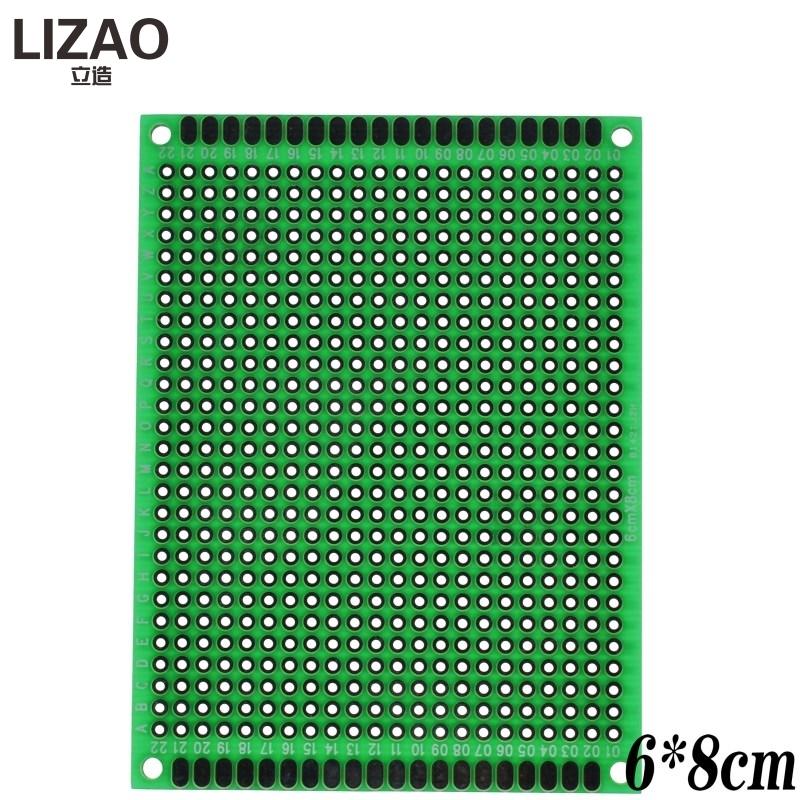 9x15 8x12 7x9 6x8 5x7 4x6 3x7 2x8 cm Doppelseitig Prototyp DIY Universal Gedruckte Schaltung PCB Platine Protoboard Für Arduino