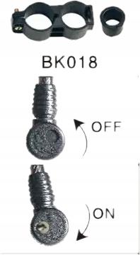 Bike Lock LOCK 150x10 TONYON CABLE KEY