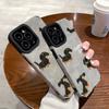 Cute Happy Dog Silicone Leather Phone Case For iPhone 14 12 11 13 15 Pro Max Mini SE 7 8 Plus X XS XR Soft Shockproof Cover